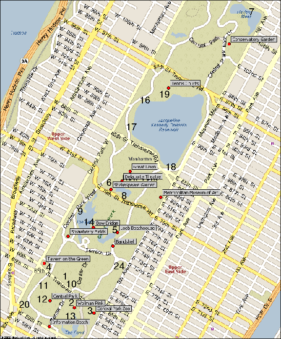 new york city central park map. New York Architecture Images-